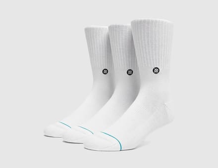 Stance Icon Crew Sokken (3-Pack), wit