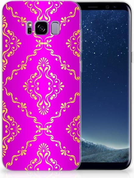 Siliconen Hoesje Samsung Galaxy S8 Plus Barok Roze