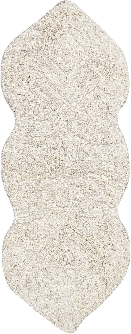 CANBAR - Badmat - Lichtbeige - 150 x 60 cm - Katoen