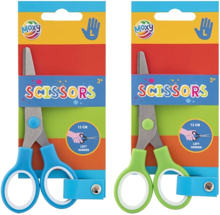 Moxy Knutselschaar Linkshandig - Schaar - Kinderschaar - 13 cm - 1 Stuk