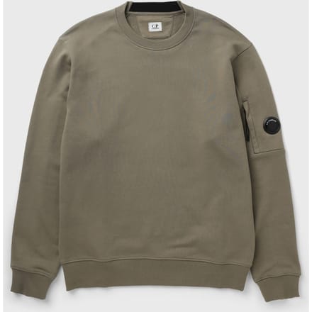 DIAGONAL RAISED FLEECE CREWNECK LENS SWEATSHIRT