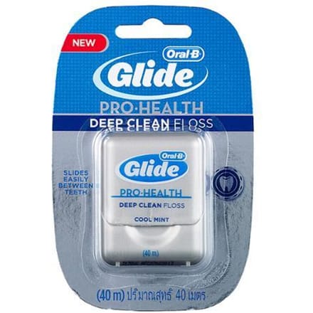 Fil dentaire Oral-B Glide Deep Clean Menthe 40 m (section large) blue