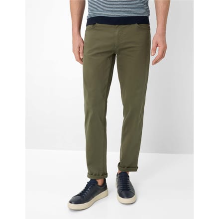 Brax Heren Jeans  Style COOPER OLIVE Groen Olijf, groen - olijf, maat 44/32
