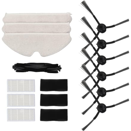 Elektrische Veegmachine Vervangingsaccessoires Kit Complete Opzetstukken Set voor Uoni V980plus white