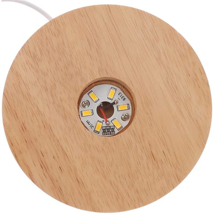 Dailygoods - Kristallen Display Basis met LED Verlichting voor Glaskunst