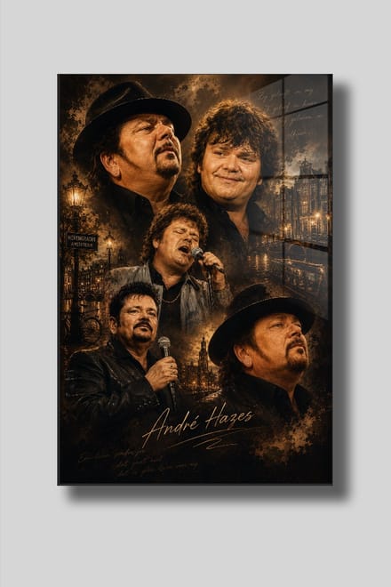 Andre Hazes Plexiglas schilderij 60x90cm
