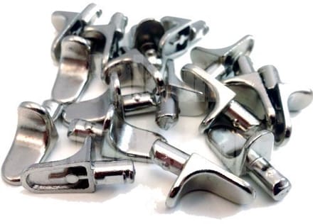 Vloerdragers Metaal 5 mm - Set van 12 voor Planksteun en Keukenkasten