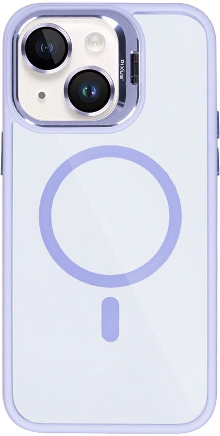 Rixus Classic 03 Case With MagSafe For Apple iPhone 14 Plus Light Purple