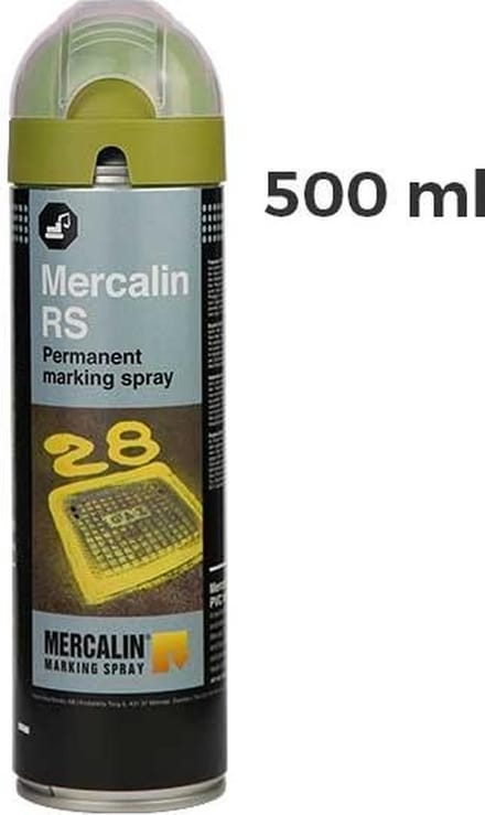 TECHNIMA Mercalin Markering spray Geel 500 ml.