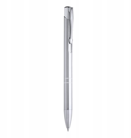Premium Aluminium Pen met Jumbo Vulling - Zilver