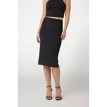 GUESS Marciano By  Pandora Skirt Solid Jet Black Größe: XS | Midiröcke Outlet | Damen | Schwarz