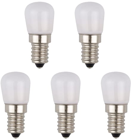 SPL E14 LED Lamp 2W - Warm Wit - 3000K - LED Buislamp P23 - Opaal - 5 Stuks