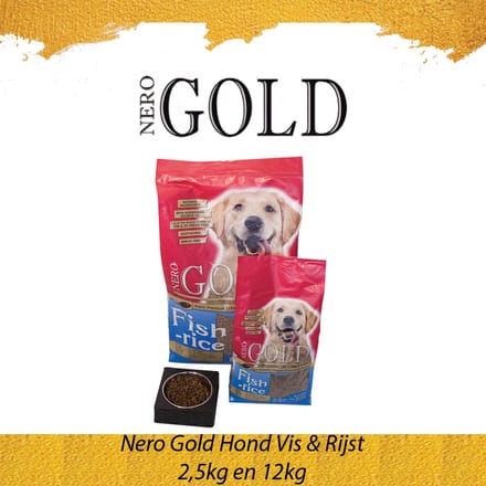 Nero Gold Vis & Rijst - 2,5kg
