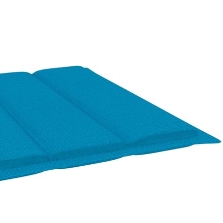 vidaXL - Ligbed - met - kussen - massief - acaciahout