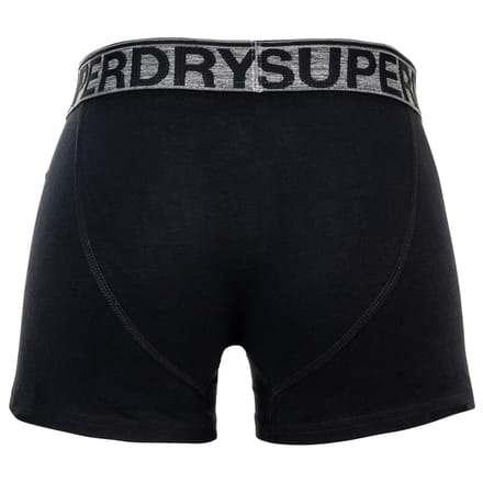 Superdry BOXER TRIPLE PACK Heren Onderbroek - Raven Black Marl
