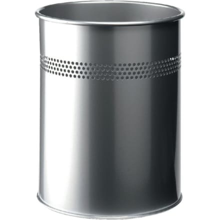Papierbak durable 3300-23 15 liter 30mm perforatie Zilver