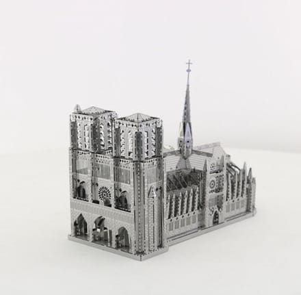 De Bouwplaats Notre Dame bouwpakket - Metalen model voor 14+ jaar