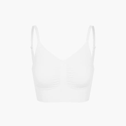 cfab - Comfort Bralette - Wit - M - BH Zonder Beugel Voorgevormd - Ondergoed - Naadlos