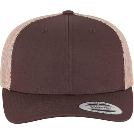 Flexfit - Retro Trucker 2Tone brn/khaki one size Trucker pet - Bruin/Beige