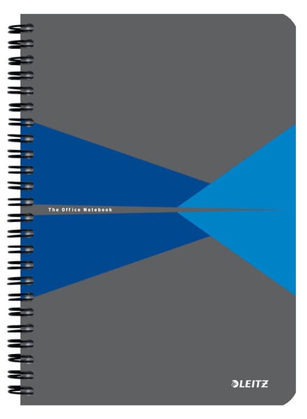 Notitieboek leitz office a5 lijn 180pag grijs bl | 5 stuks