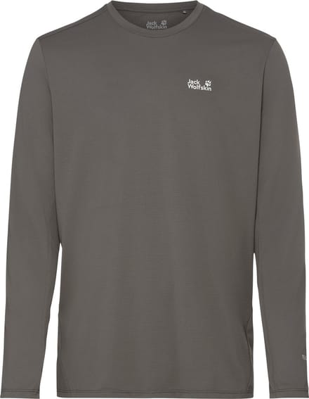 Jack Wolfskin - PRELIGHT SUNCOOL LS - Grijs - Size XL