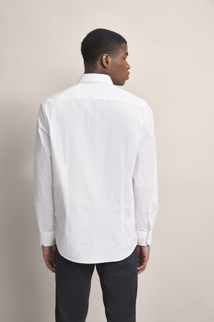 Bugatti Herren Casual overhemd met Kent-kraag