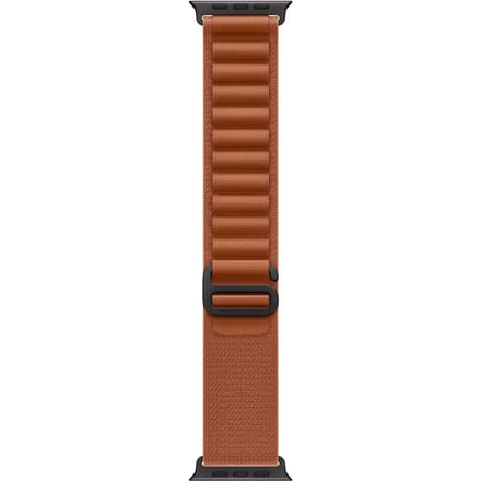 2+2 | Apple Watch Bandje Alpine - Nylon - Terra Cotta - Zwart