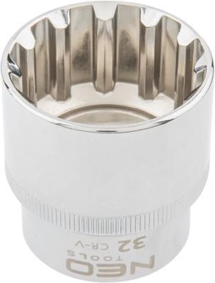 Neo Tools Dop 17 1/2 Aansluiting Special 21 Kant Special DIN 3124 CRV Staal TUV M+T
