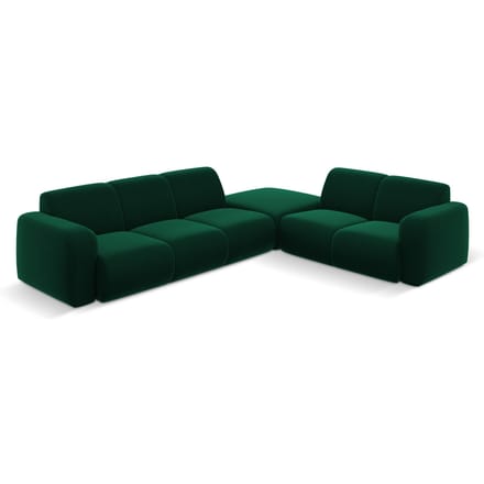 6-zitshoekbank Lola velvet rechts | Windsor & Co