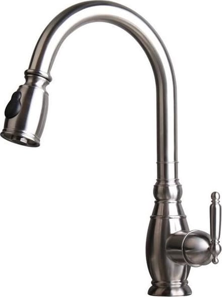 RVS Keukenkraan met handdouche SK105