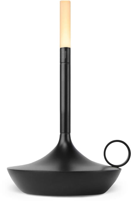 Graypants Wick S Black - Tafellamp oplaadbaar