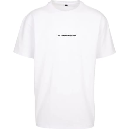 Mister Tee - We Dream in Colors Oversize Heren T-shirt - S - Wit