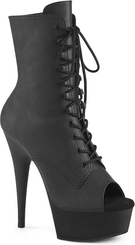 Pleaser - DELIGHT-1021 Plateau Laarzen - US 5 - 35 Shoes - Zwart
