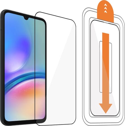 Screenprotector Geschikt voor Samsung Galaxy A05s - Gehard Glas Screenprotector - Installatie Tool