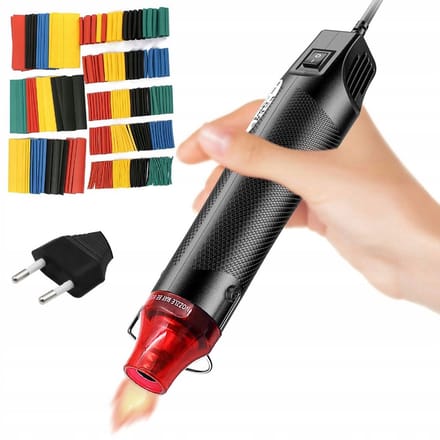 Rosfix Mini Heteluchtpistool Set - 300W Precisie Hetelucht - 11mm Spuitmond 170°C Max