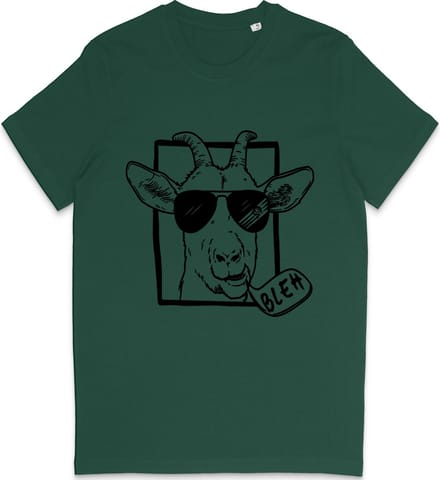 T Shirt Grappige Geit - Heren en Dames T Shirt - Groen - M