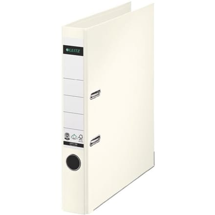 LEITZ® ordner 1007/1008, A4, rugbreedte 52 mm, per stuk, wit