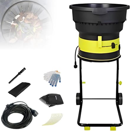 Elektrische Bladversnipperaar - Compost Mulcher - Tuinonderhoud Composteren - Regelbare Versnippergrootte - 2500W Vermogen