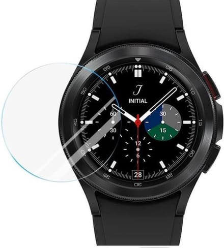 Strap-it Screen protector glas - beschermend glasplaatje geschikt voor Samsung Galaxy Watch 4 Classic 46mm