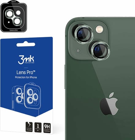 Apple iPhone 15 - 3mk Lens Protection Pro Alphine green