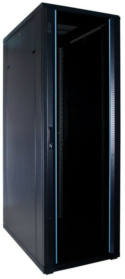 DSIT 37U serverkast met glazen deur 600x1000x1800mm (BxDxH) - serverbehuizing - serverrack - 19 inch