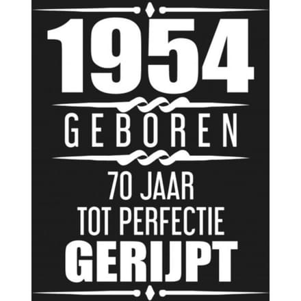 1955 Geboren 70 Jaar Tot Perfectie Gerijpt - Albaspirit Gastenboeken