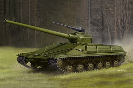 Trumpeter Modelbouwpakket Militaire voertuigen - 09580 Object 450 Medium Tank Plastic - 1:35 - Modelbouw