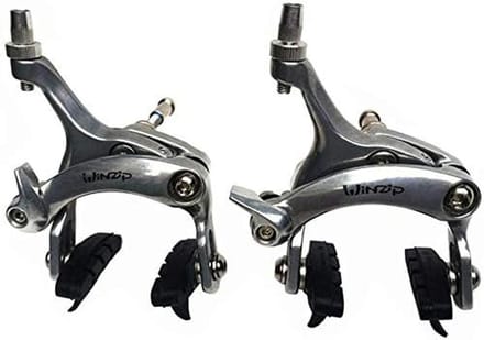 Fiets Remklauw - Voor Achter - Veilig Fietsen - Aluminiumlegering Constructie - Verstelbaar - Zilver