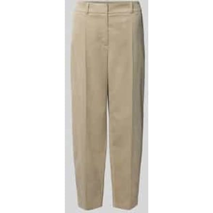 Wide fit corduroy broek met persplooien