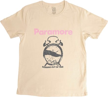 Paramore - Clock Heren T-shirt - XL - Creme