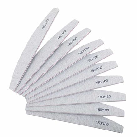 MollyLac - Nagelvijl - 180/180 Gradatie - Zebra - 10 stuks