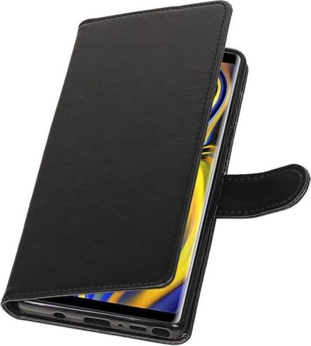 Zwart Pull-Up Booktype Hoesje voor Galaxy Note 9