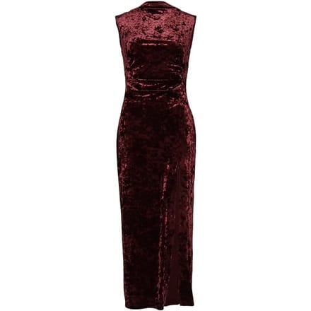 Fluwelen maxi-jurk voor dames Superdry