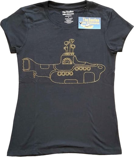 The Beatles Dames Tshirt -2XL- Yellow Submarine Zwart